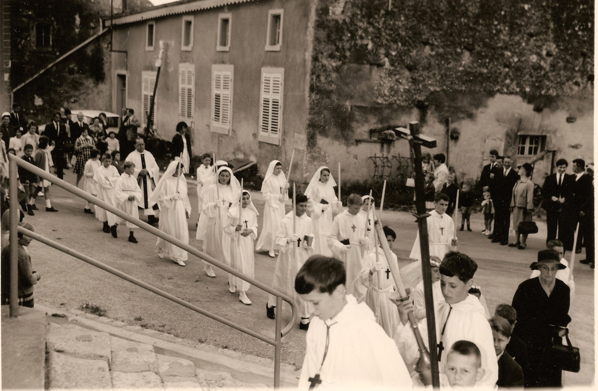 Communions à Loisey en 1966