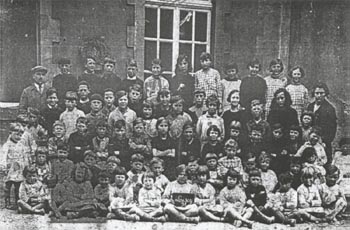 L'école de Loisey en 1937.