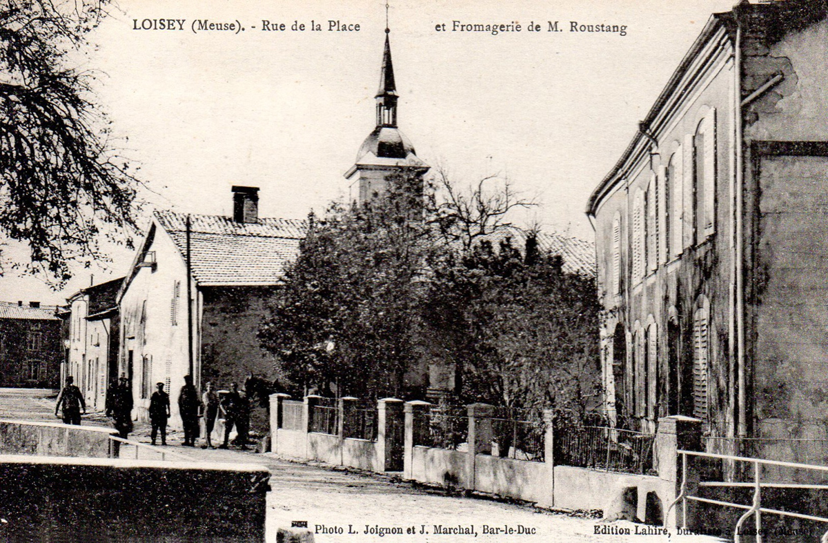 La fromagerie Roustang à Loisey vers 1930
