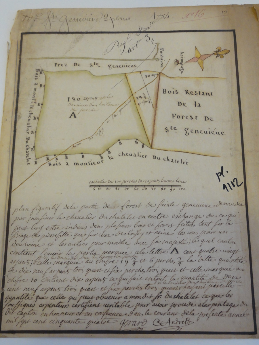 Propriétés de la famille du Châtelet sur le territoire de Loisey