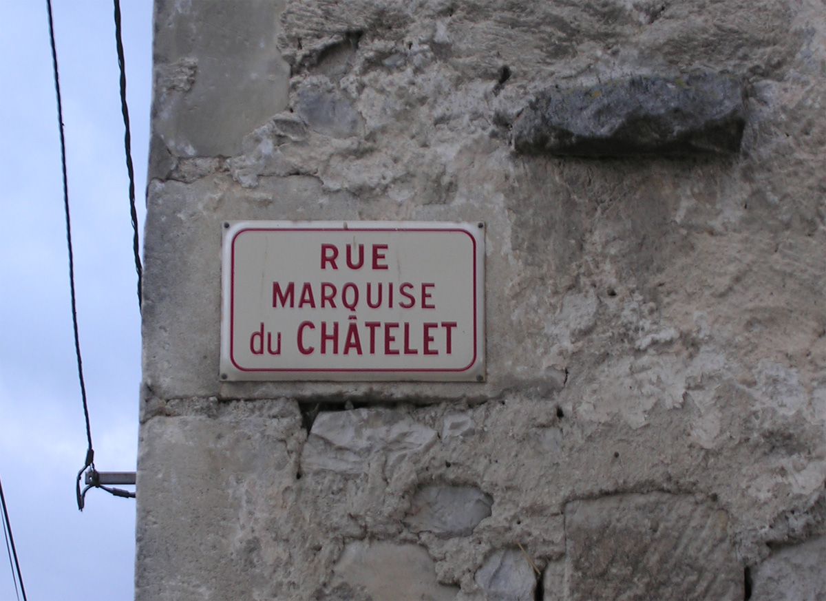 La rue Marquise du Châtelet à Loisey